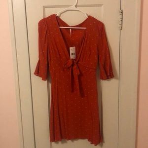 Fit and flare cute free people dress